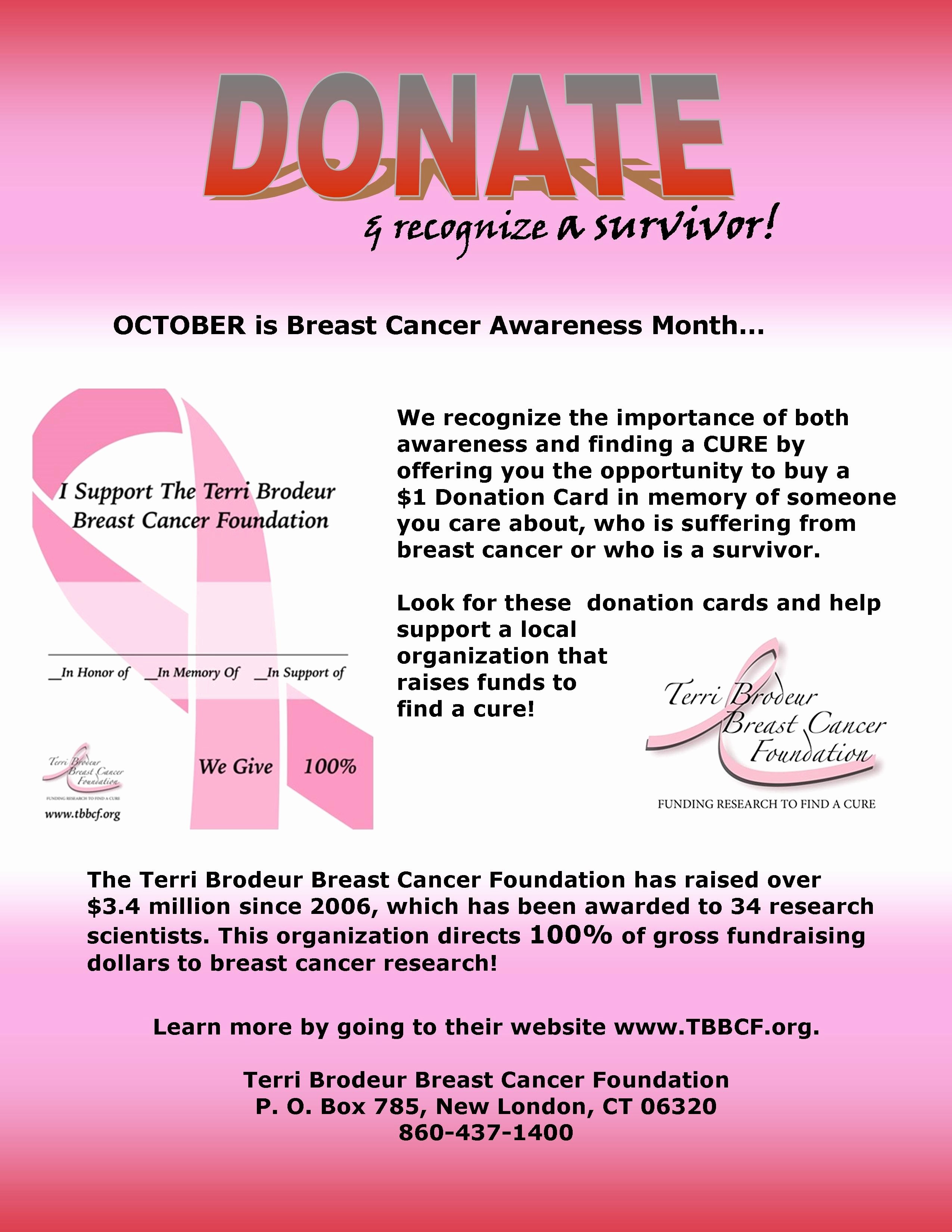 Breast Cancer Awareness Flyer Lovely Arooga S Route 32 Tbbcf Breast Cancer Awareness Promotion