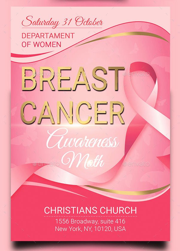 Breast Cancer Awareness Flyer Luxury 23 Cancer Awareness Flyer Templates Free &amp; Premium Download