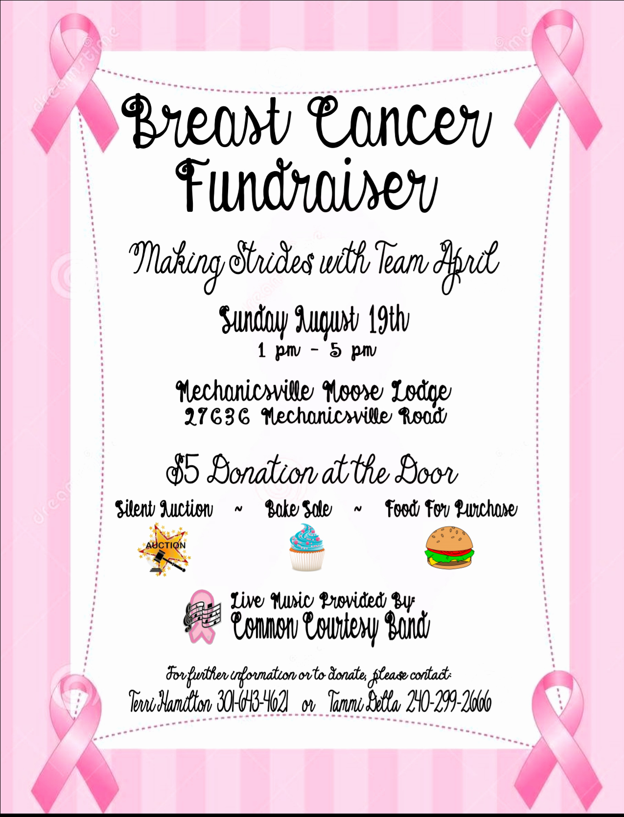 Breast Cancer Fundraiser Flyer Fresh Munity events Star 98 3 Fm