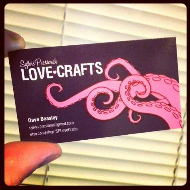 Business Card Ideas for Crafters Awesome Hello Cthulhu