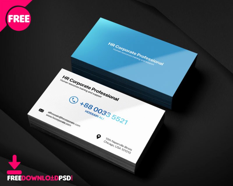 Business Card Images Free Fresh [free Psd] Personal Business Card Psd
