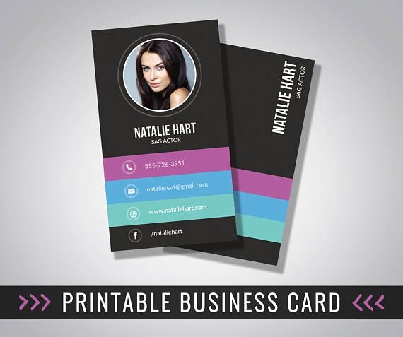 Business Cards for Actors New 15 Actor Business Card Templates Word Ai Psd