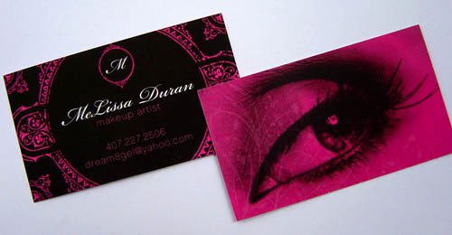 Business Cards for Makeup Artist Awesome 33 Beautiful Business Cards Design