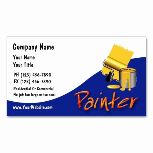 Business Cards for Painters Elegant 199 Best Images About Painter Business Cards On Pinterest