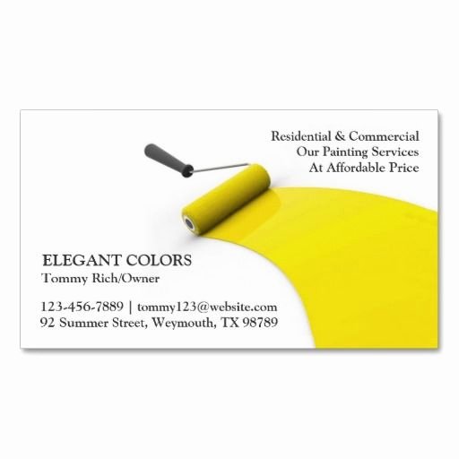 Business Cards for Painters Fresh 199 Best Images About Painter Business Cards On Pinterest
