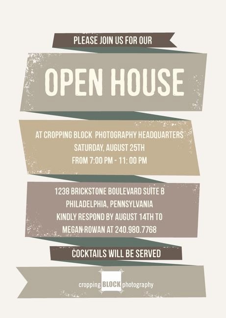 Business Open House Flyer Awesome Business Open House Invitation Template