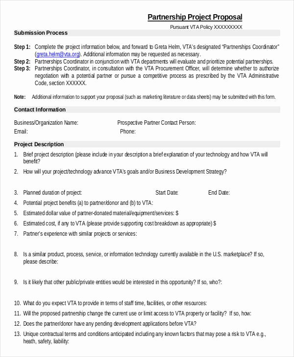 Business Partnership Proposal Sample Beautiful 10 Partnership Proposal Templates Word Pdf Apple Pages Google Docs