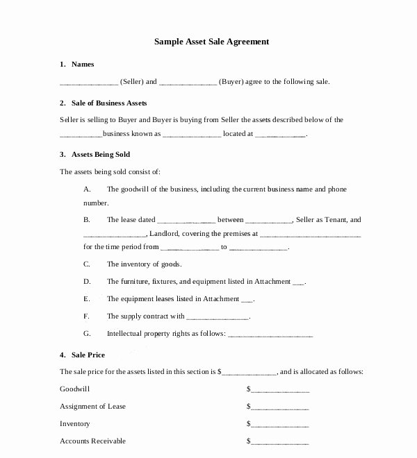 Business Purchase Agreement Pdf Fresh 7 Business Sale Agreement Examples Pdf Doc
