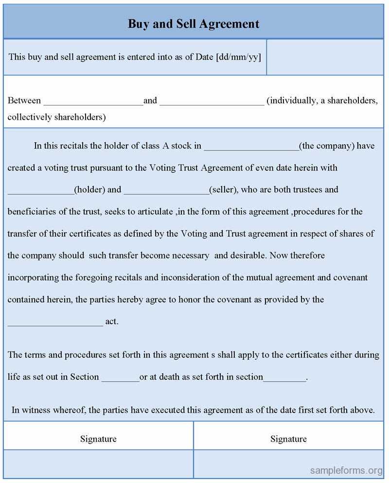 Buy Sell Agreements forms Beautiful Buy and Sell Agreement form Sample forms