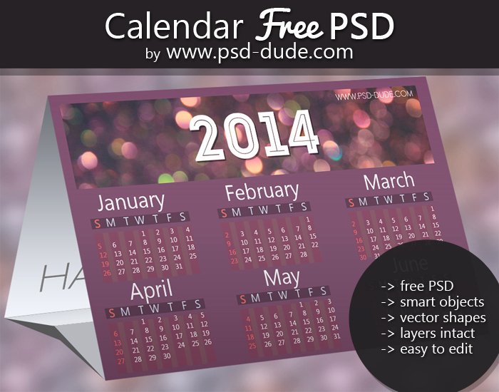 Calendar Template for Photoshop Fresh Calendar Shop Psd Free Template