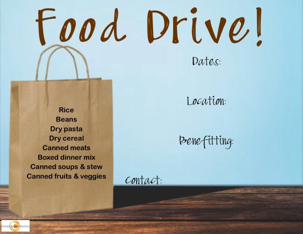Canned Food Drive Flyer Template Unique Food Drive Kit Tips Printables and Everything You Need to Host A Successful Food Drive