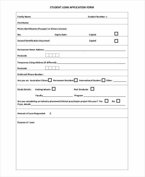 Car Loan Application form Pdf Lovely Free 11 Loan Application Examples &amp; Samples In Pdf