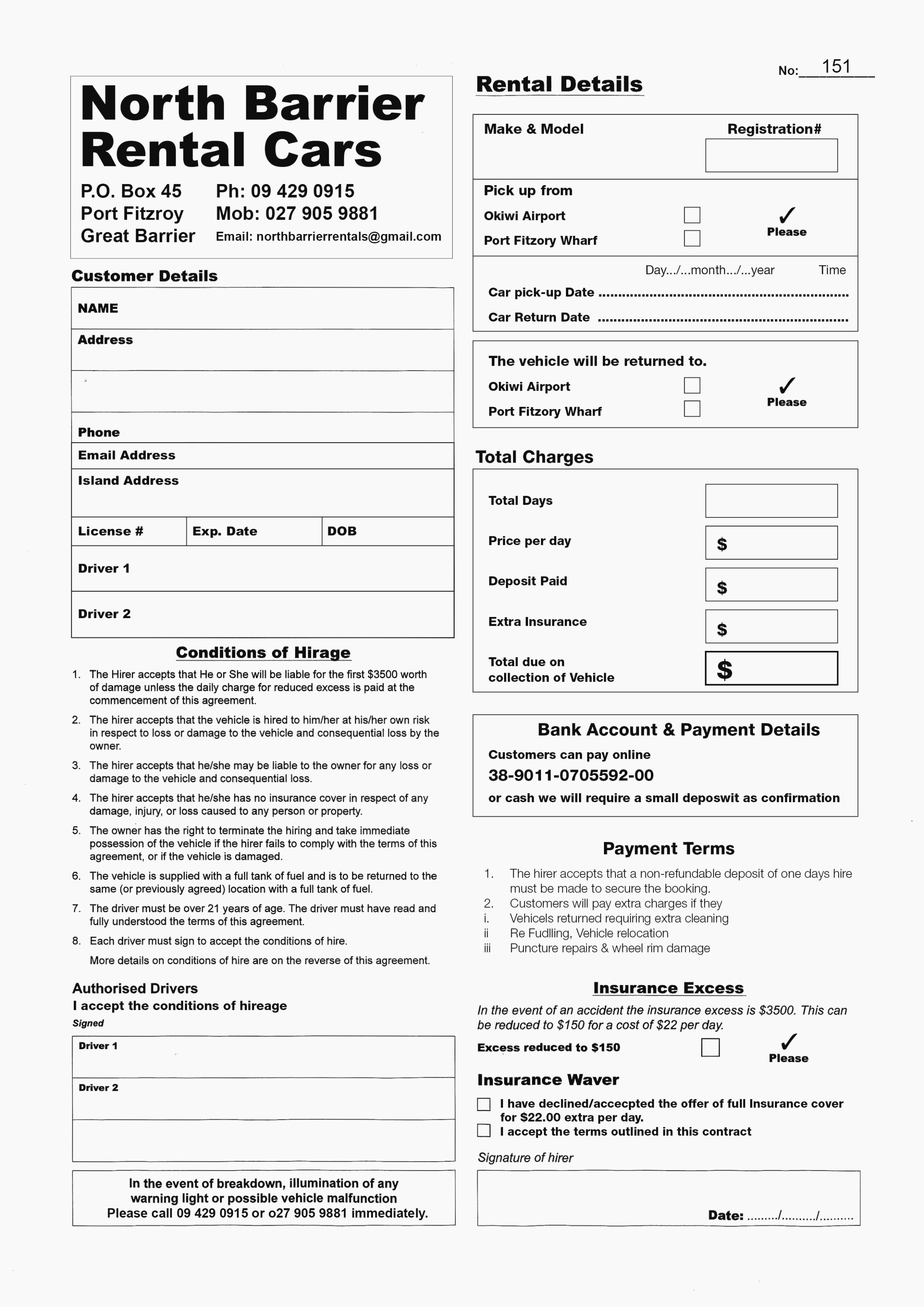 Car Rental Agreement form Lovely Learn the Truth About Car