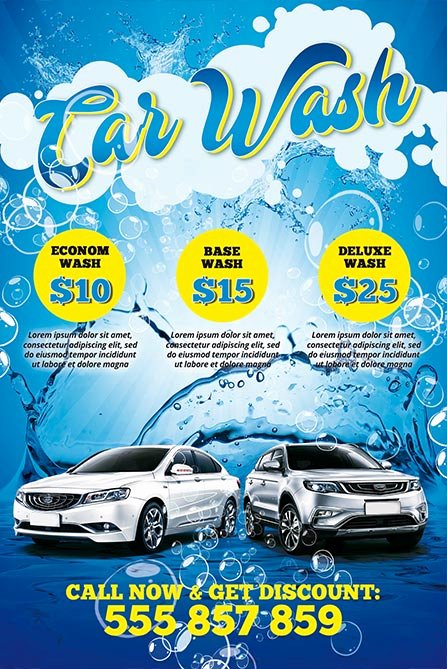 Car Wash Flyer Template Free Fresh Car Wash Free Poster Template Download Psd Flyer