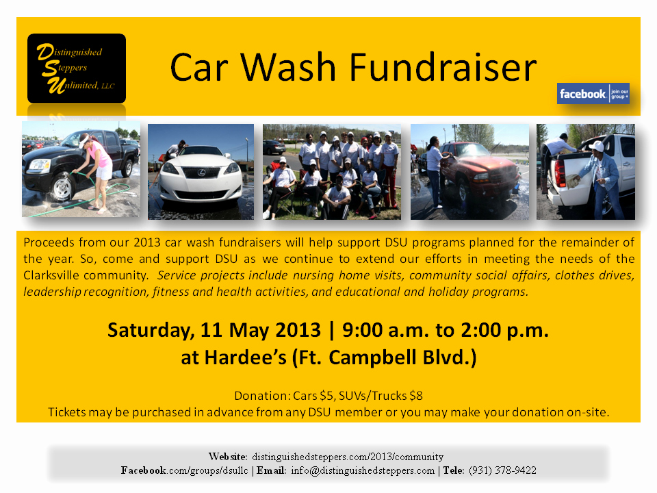 Car Wash Fundraiser Flyers Lovely Distinguished Steppers Unlimited