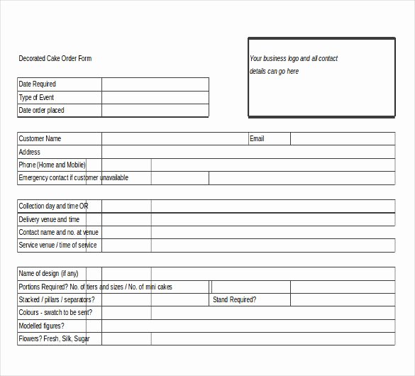 Catering order form Template Word Unique 21 order form Templates – Free Sample Example format Download