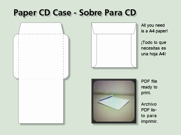 Cd Paper Sleeve Template Unique Paper Cd Case sobre Para Cd by Juliannb4 On Deviantart