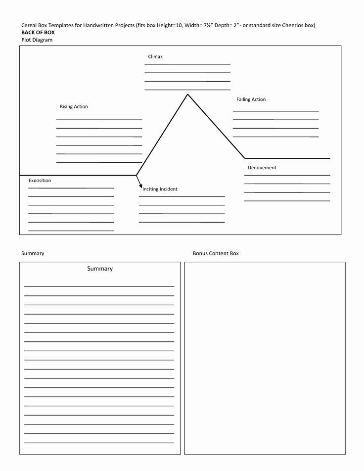 Cereal Box Book Report Template Lovely 10 Best Cereal Box Book Report Images On Pinterest