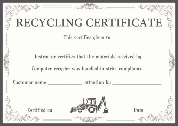 Certificate Of Data Destruction Template Best Of Certificate Of Product Destruction Template Certificate Of Destruction