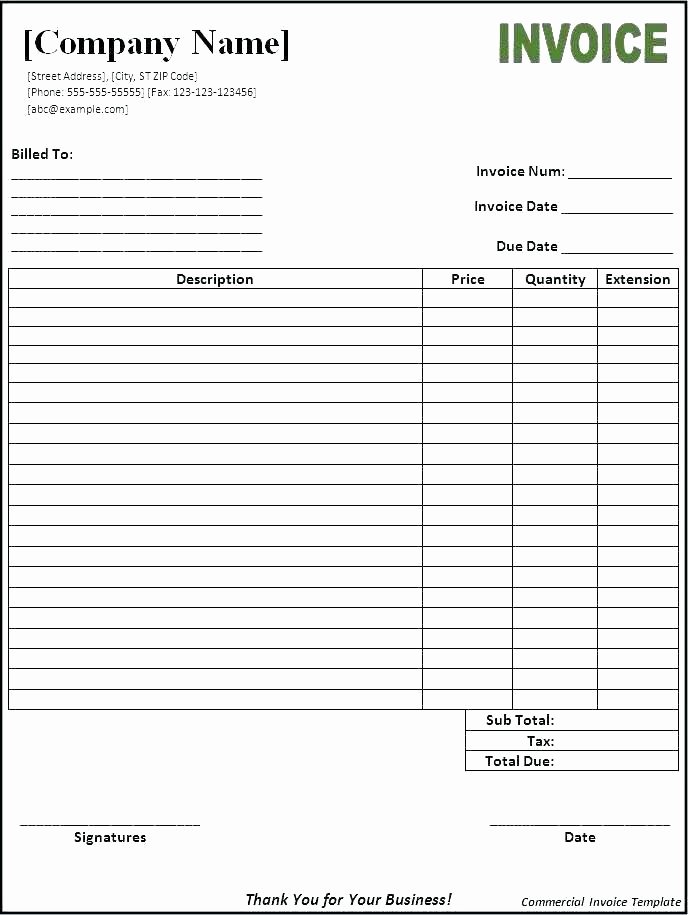 Child Care Invoice Template Best Of Child Care Tax Receipt Template