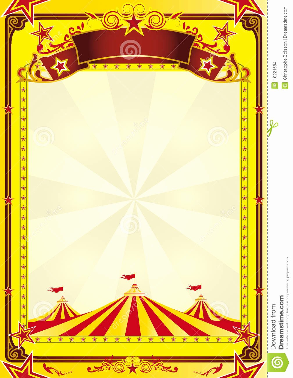 Circus Poster Template Free Download Awesome Big top Circus Flyer Stock Vector Illustration Of School
