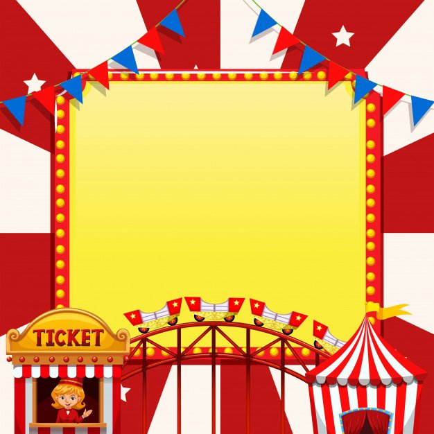 Circus Poster Template Free Download New A Circus Note Template Vector