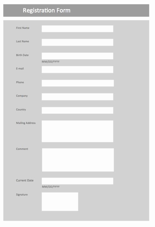 Class Registration form Template Inspirational Best 25 Registration form Sample Ideas On Pinterest