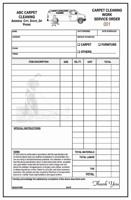 Cleaning Service Invoice Template Best Of Carpet Cleaning Invoice Template