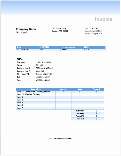 Cleaning Services Invoice Template Lovely Cleaning Invoice Template Uk