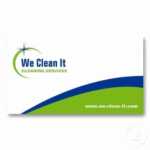Cleaning Services Logo Templates Awesome Cleaning Service Business Card