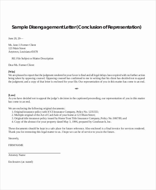 Client Termination Letter Template Awesome 37 Sample Termination Letters