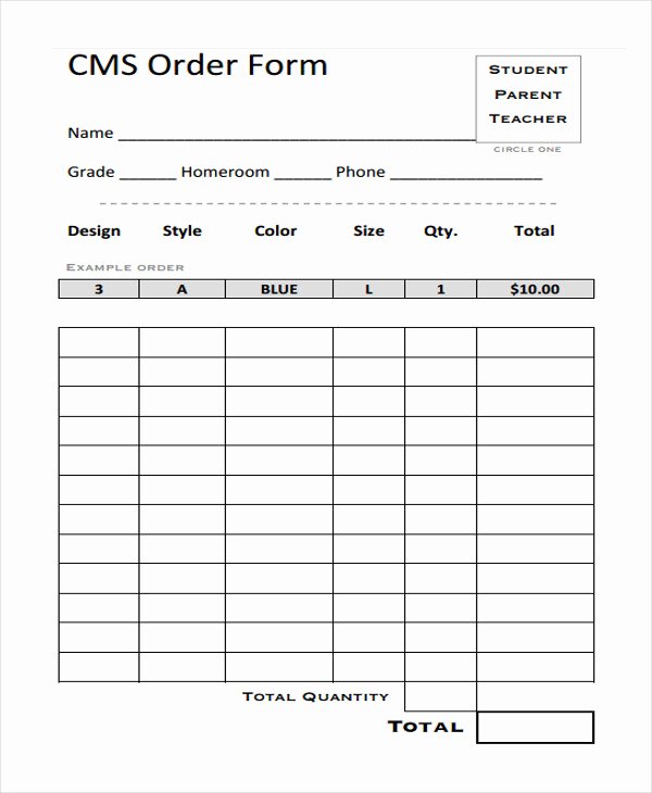 Clothing order forms Templates Unique 9 Clothing order forms Free Samples Examples format Download