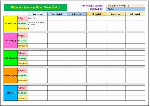 College Lesson Plan Template Unique 20 Lesson Plan Templates Free Download [word Excel Pdf]