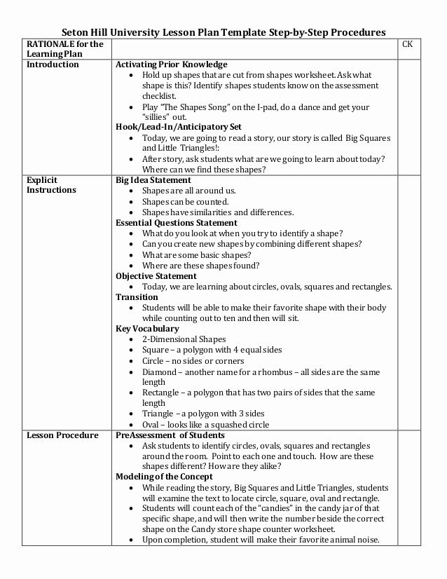 College Lesson Plan Templates New Cdc Lesson Plan Floor Time 240