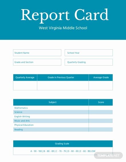 College Report Card Template Lovely Free social Media Report Template Download 154 Reports In Illustrator