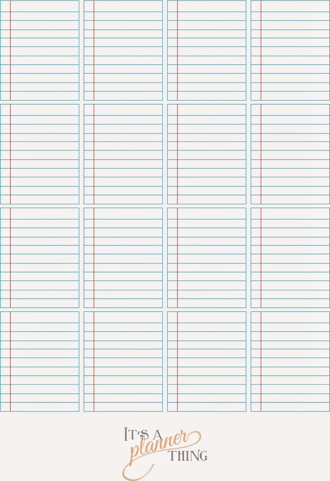 College Rule Notebook Paper New It S A Planner Thing College Ruled