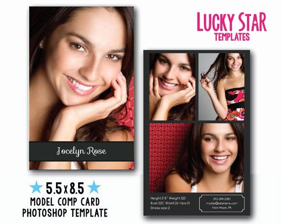 Comp Card Templates Free Beautiful Customizable Model P Card Head Shot Zed Card Killer