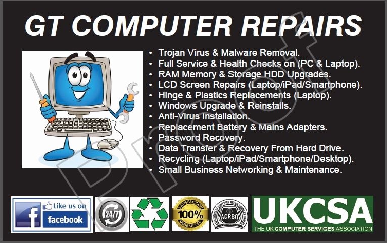 Computer Repair Business Cards New Gt Puter Repairs Cleckheaton 12 Reviews