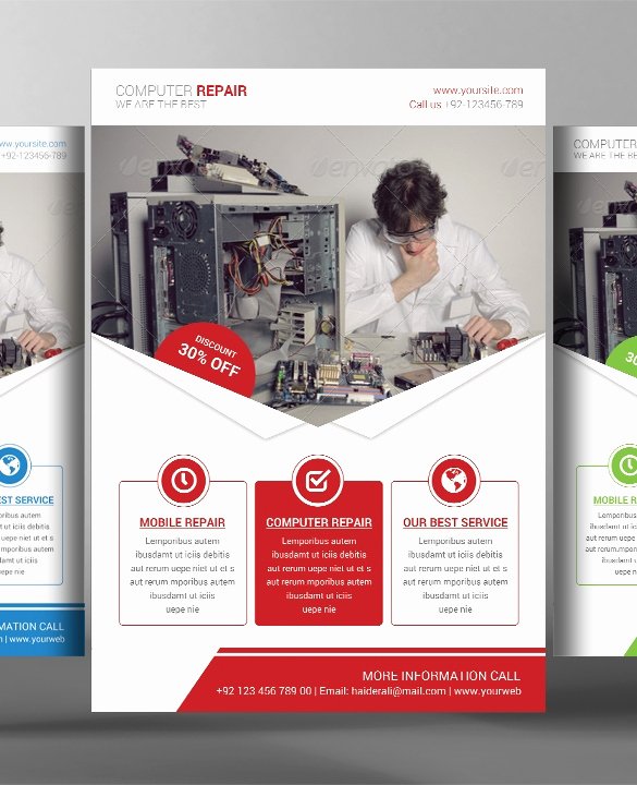 Computer Repair Flyer Templates Awesome 26 Puter Repair Flyer Templates Psd Ai Eps format Download