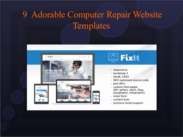Computer Repair Websites Templates Beautiful 9 attractive Puter Repair Website Templates