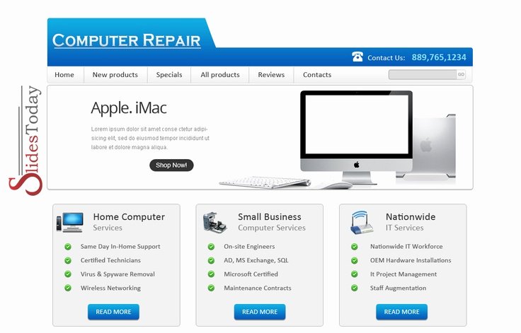 Computer Repair Websites Templates Fresh 9 Best Web Templates Images On Pinterest