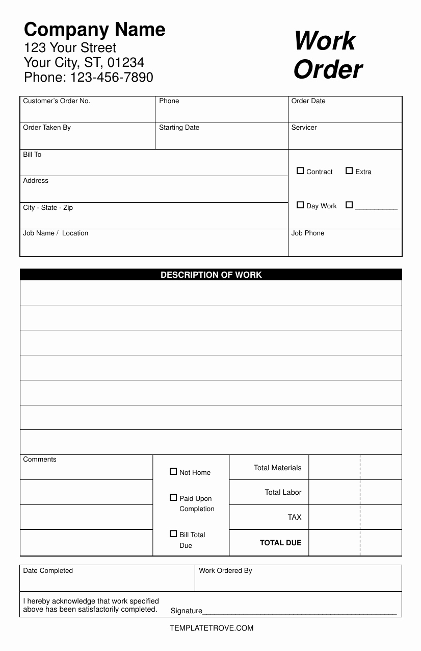 Construction Change order Template Word Best Of Download Construction Purchase order Template