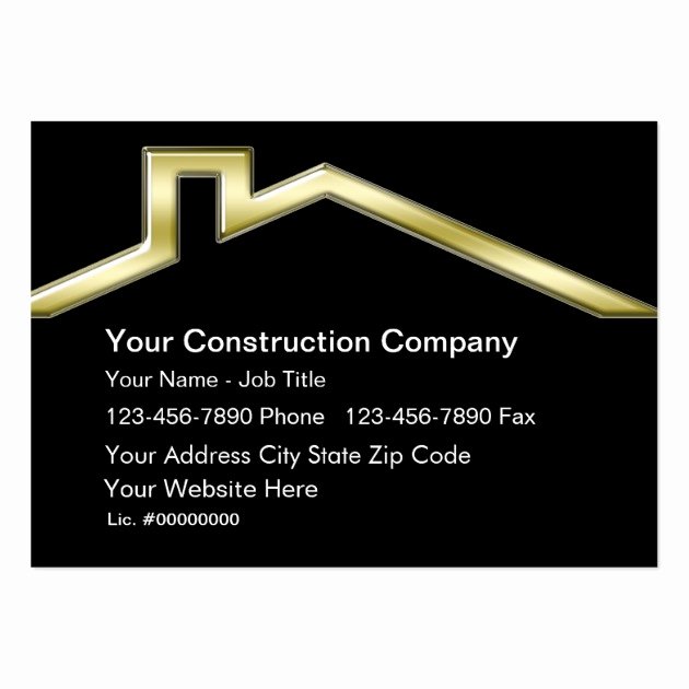 Contractors Business Cards Examples Unique Construction Business Cards