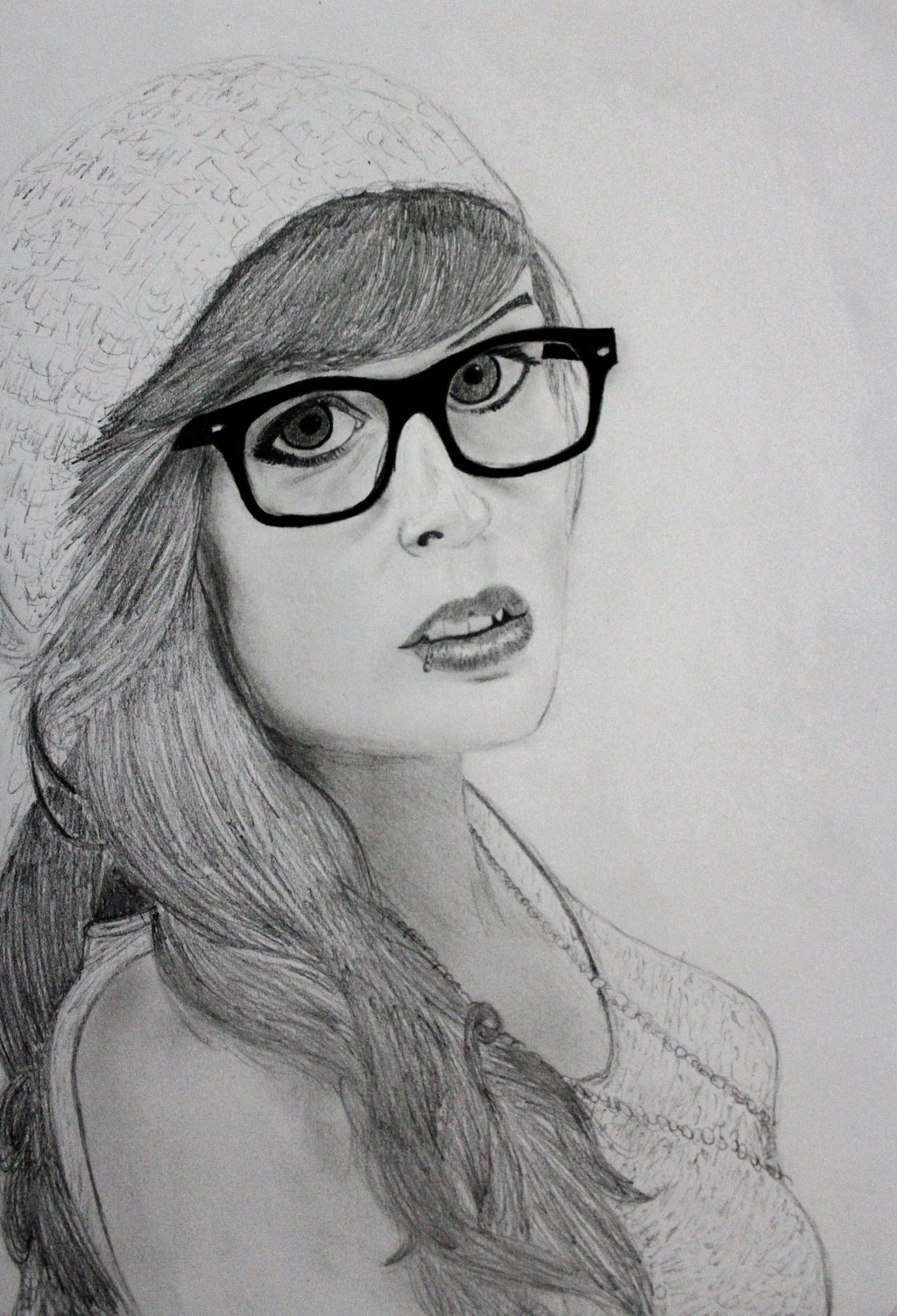 Cool Drawings Of Girls Lovely Tumblr Hipster Girl Drawing