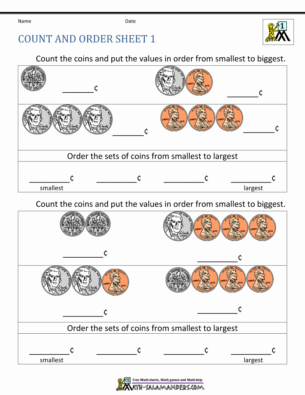 Counting Money Worksheets Pdf Inspirational Money Worksheets for First Grade