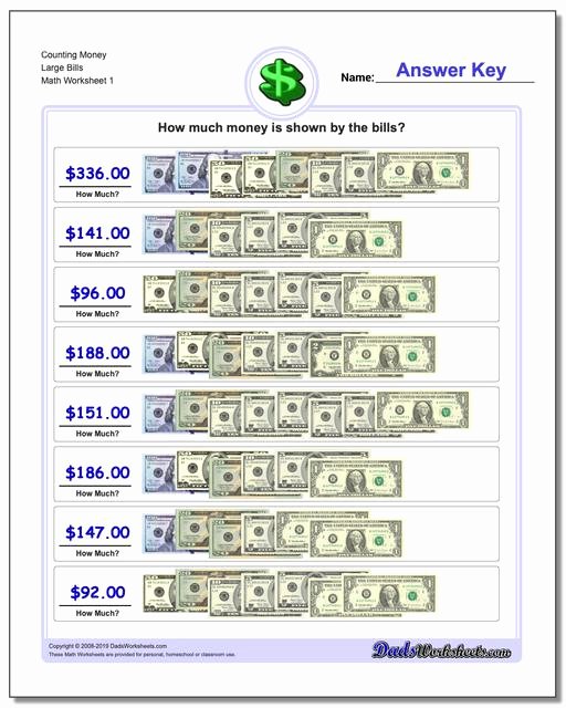 Counting Money Worksheets Pdf Lovely Counting Money
