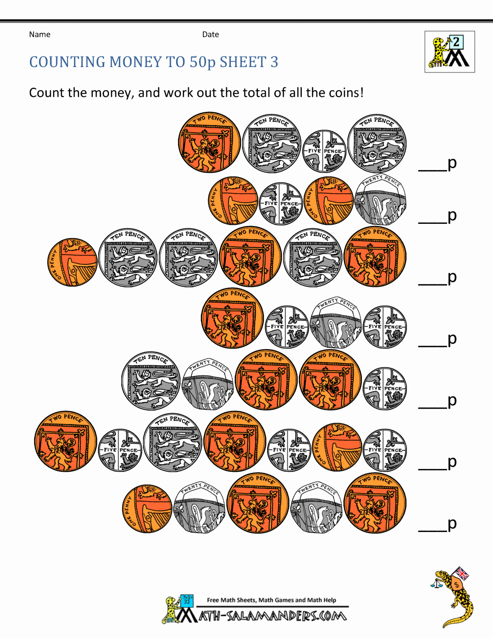 Counting Money Worksheets Pdf Luxury Free Money Worksheets Uk Coins