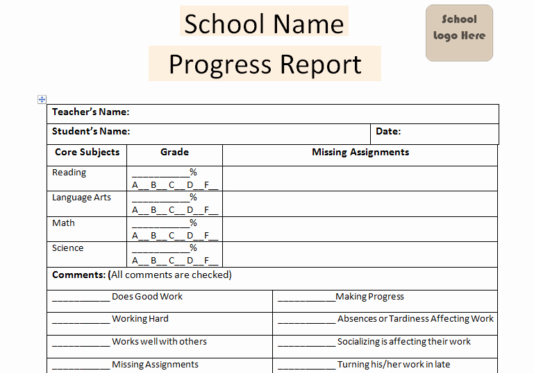 Daily Progress Report Template Beautiful Download Daily Progress Report School Template