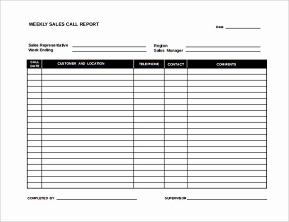 Daily Sales Report Template Unique Sample Sales Report Template 7 Free Documents Download In Word Pdf
