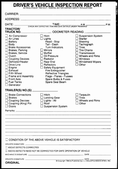 Daily Truck Inspection Checklist Luxury Niosh Face Program Kentucky Case Report 06ky079